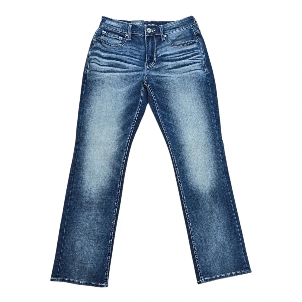 BKE Jake Straight Leg Mens Jeans 29x30 Dark Wash 4-Way Stretch GBS16576S NEW NWT